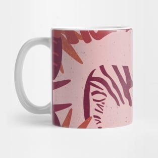 Tropical Zebra (Plum) Mug